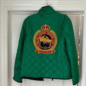 Ralph Lauren embroidered Quilted logo Jacket (Reversible)